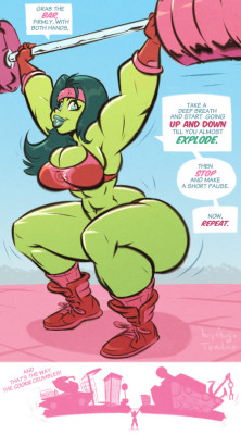 hugotendaz:   Gamma Cutie - Cookie Crumbles - Cartoon PinUp Sketch Commission  Colossus approves this squat! :PIt’s a commission for @miss-melee of Gamma Cutie from salvadoracomic.com, that he makes with @jmdurden. Go check it out. If you are interested