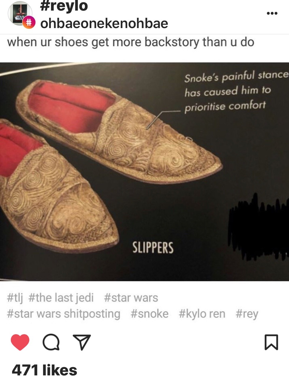 snoke slippers