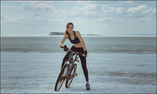 theabsintheconspiracy:  Young cyclist by Aleksey Yepanchintcev