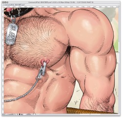 gaymanga:  tagagen:  Sweat.  Nipple-clamped