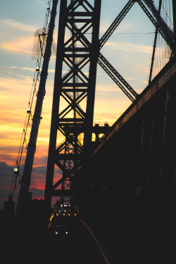now-youre-cool:  Sunset in New York 