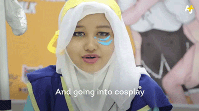 Hijab is not a barrier to cosplay.
