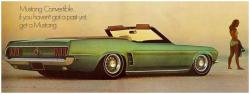 slammedbrochurecars:  1969 Ford Mustang Convertible