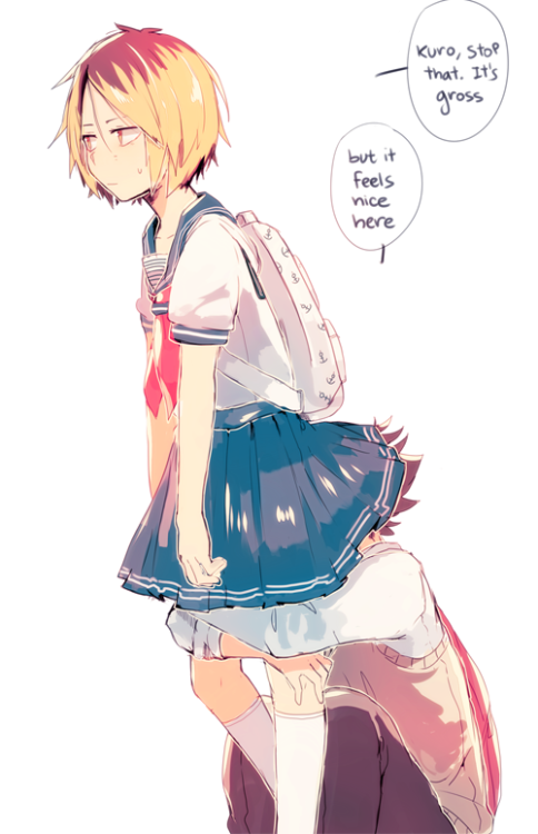 pyayaya:  All i did last week was draw crossdressed boys and sailor fuku