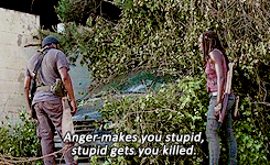 e-fletcher: TWD characters + (some) epic one-liners