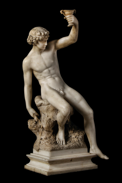 greekromangods: Bacchus1876Percival Ball (1845–1900)Marble** Visit my Links page for my other 