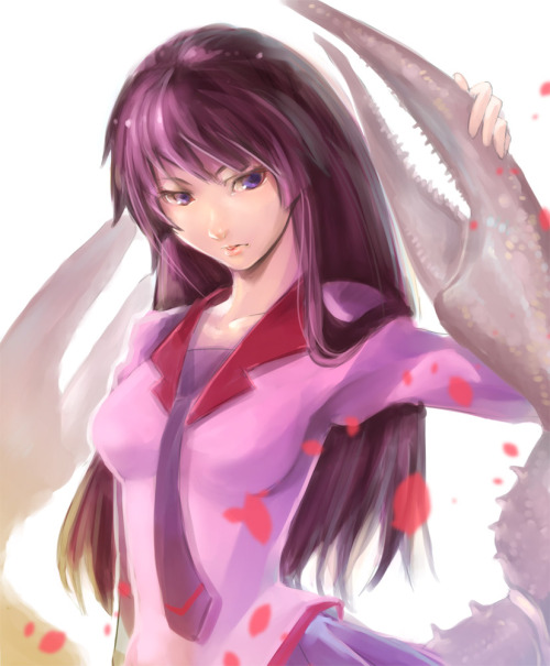 animexfavorites:  Weightless Crab ☆ Monogatari | tote [pixiv]  
