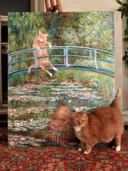 pleatedjeans:  Majestic subject with its painting [x]