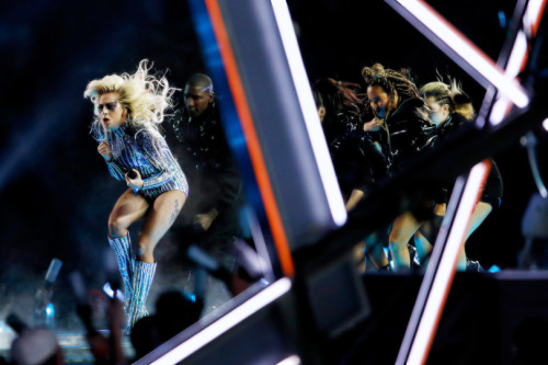 gagaroyale:  Lady Gaga performing at the Pepsi Zero Sugar Super Bowl LI Halftime Show | February 5, 2017Watch the performance here