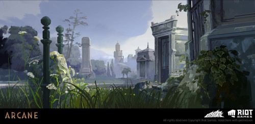  ARCANE | Grayson’s Grave Matte Background Paintings | To Anne-Laure