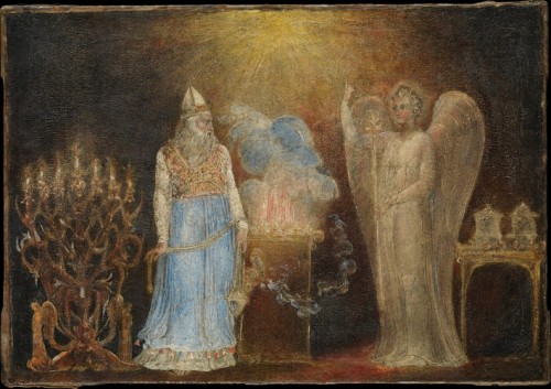 met-european-paintings: The Angel Appearing to Zacharias by William Blake, European PaintingsBequest