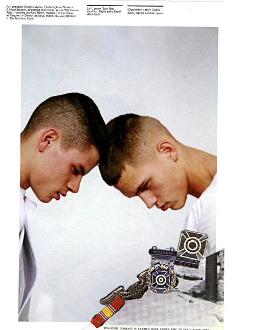 voulx:  chris wetmore & dimitriy tanner photographed by collier schorr.