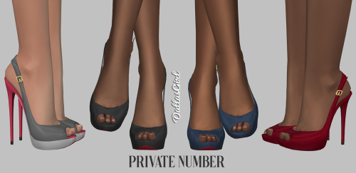 dallasgirl79:Louboutin Private Number - RemakeClassic peeptoe slingbacks with a small platformLow Po