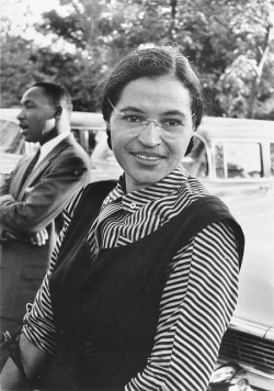 hiphopphotomuseum:  On this day, December 1, 1955, Rosa Parks, a 42-year-old African American, refused to give up her seat to a white man while riding on a city bus in Montgomery, Alabama. One of the outstanding developments that precipitated the US