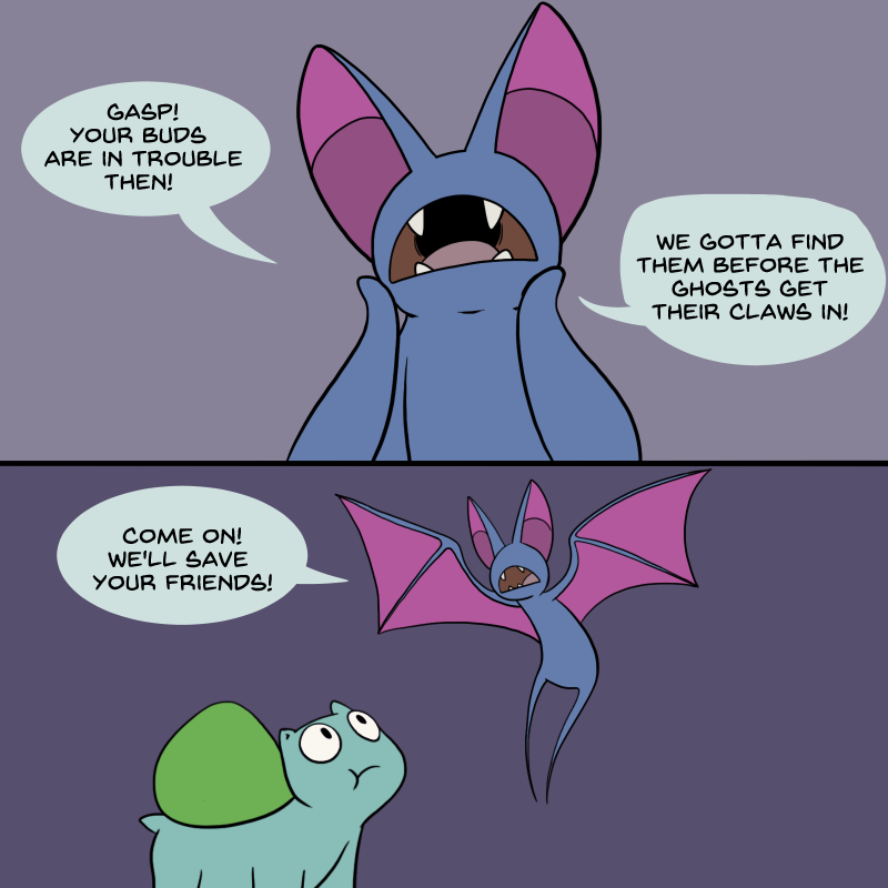 nekoama:   Halloween part 3!  Sorry I had to re-upload :T, two panels had gotten