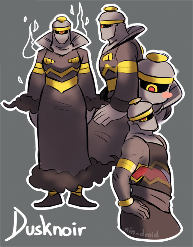 nin-droid:  Dusknoir Gijinka!  Even though I didn’t make a lot of changes.. I love