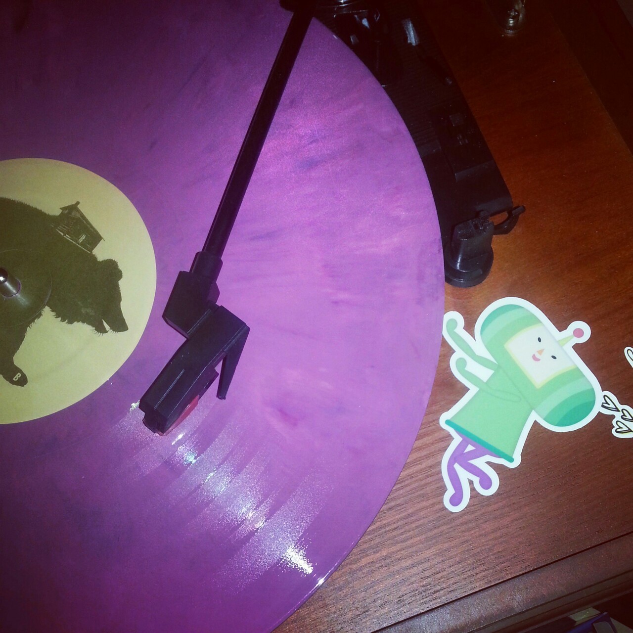 mandaflewaway:  THE BEST PLACE EVER FOR THIS STICKER TO BE 