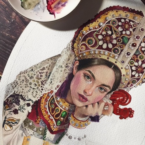 Illustrations by modern russian artist Irina Pirogova