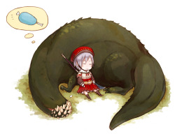 damnwyverngems:  - ジョー様って…よく見るとかわいいですよね？ // But my Jho is cute… when it look good? - By 雨月かぐや ** Permission was granted by the artist to share this image.