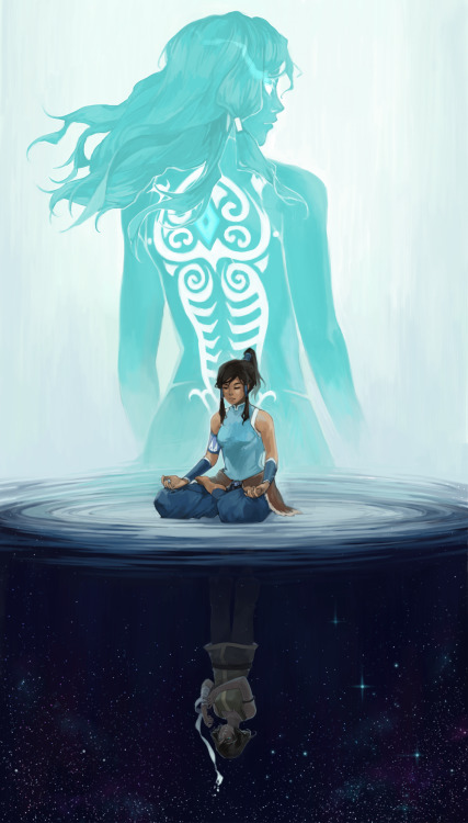 crys-sketchblog:So yeah here’s the full illustration of Korra I’ve been working on some 