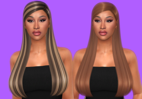 alexo-sims:Сardi hair45 colorsCompatible with HQ ModCustom thumbnailDownload (Patreon Early Access)U