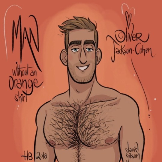 davidgilson: Happy birthday to the talented and lovely-hairy actor Oliver Jackson-Cohen! 