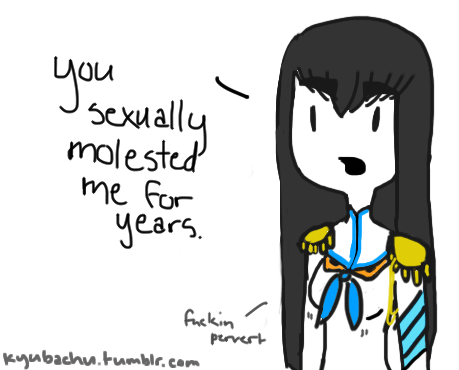 step-on-me-satsuki:  kyubachu:  kill la kill in a nutshell   Ragyo was smart, but