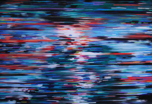 Aaron Axelrod - Freedom of the Press (2012) - Pastel on canvas “A series exploring the current