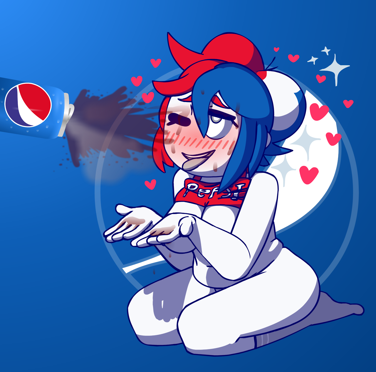 3ggheads: ICE COLD  We really liked the Pepsi girl by @http://kalmarii.tumblr.com !