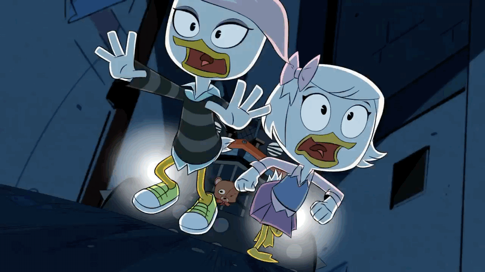 everythingducktales:Webby + Lena in the new promo well hello there~ &lt; |D