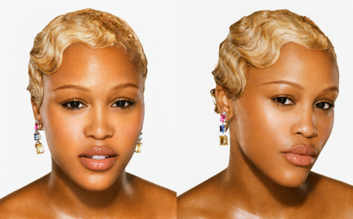 flyandfamousblackgirls:  Eve sporting Blonde Finger Waves in Honey Magazine (Aug