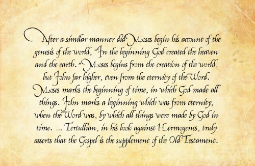 goandannouce:  In the beginning was the Word, and the Word was with God, and the Word was God.&