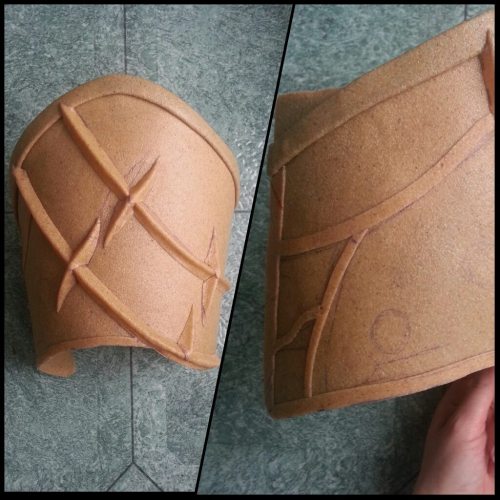 oshleycosplay:  Working on the Scourgestalker hunter armour set (tier 8) from World of Warcraft for my third cosplay. Here are some late cosplay pics of my Worbla progress!Check out my Facebook page for more current and up-to-date Facebook progress @