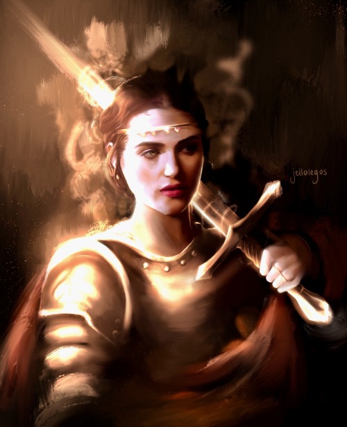 An Early Morgana But With Arthurs Sword And Armour
