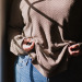 sometimesdesperate:I did another taking my sweater off series but this time with more dramatic lighting and a new bra that I will be returning bc it doesn’t fit right but it does look cute.