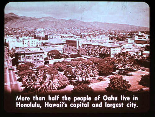 From &ldquo;Hawaii and its People&rdquo;, filmstrip c. 1950s.