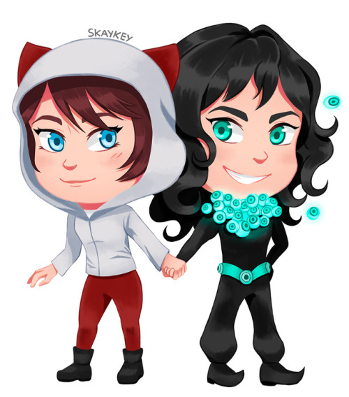 Yana (яна) and Balor (Балор) from the comic Demonslayer (БЕСОБОЙ)  (ﾉﾟ▽ﾟ)  Commission for 