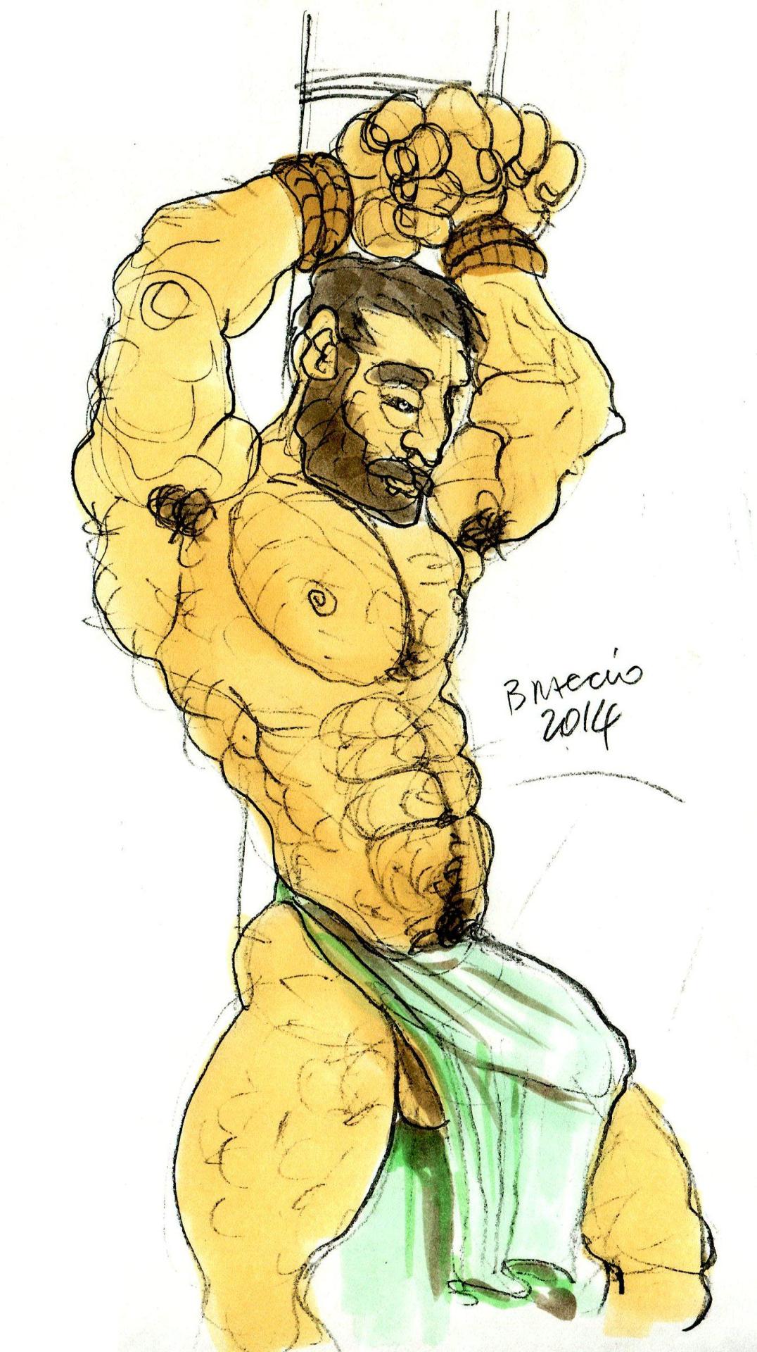 beastoons:  Ulysses waiting for some sirens or mermen…