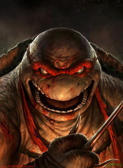 Teenage mutant ninja turtles by Dave Rapoza. (via Juxtapoz Magazine - Teenage Mutant Ninja Turtles b