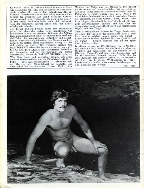 From MALES USA (1979) photo by Jon Target Model is Tom Jerome