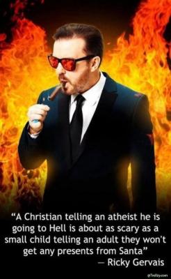 proud-atheist:  Hell is not scaryhttp://proud-atheist.tumblr.com