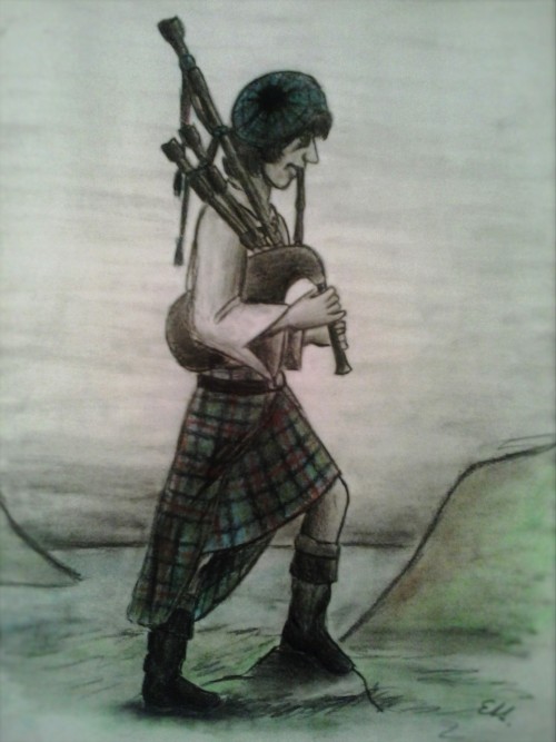 ettelwenailinon: The MacCrumen Piper So here he is! Historically correct Jamie. Based on this post. 