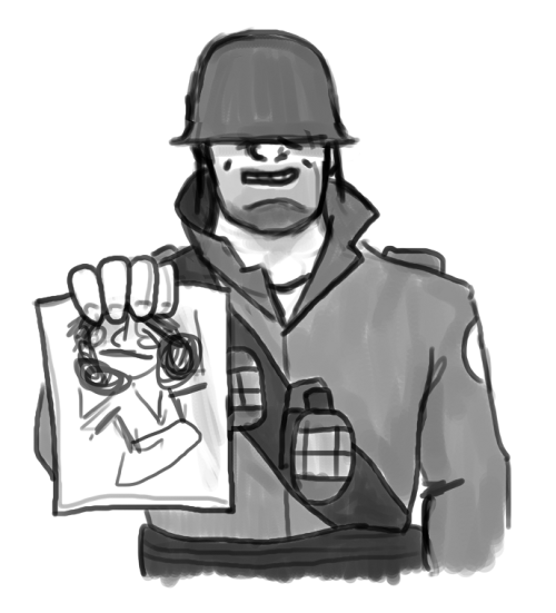 sneaky-soldier: Spy, don’t be like that! (click for artists comments)