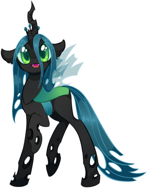 wolvafterlight: Queen Chrysalis by UncertainStardust  dammit why people gotta keep drawin’ bug horse so dorbs <<