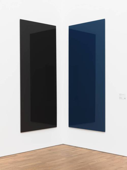 gerhard-richter-art: Corner Mirror, brown-blue (737-1, 737-2), Gerhard Richter, 1991, TateARTIST ROO