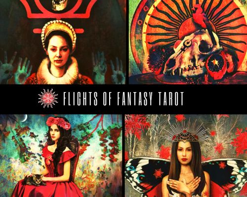 Announcing the relaunch of the Flights of Fantasy Tarot deck. :)This is a mythology and fables-based