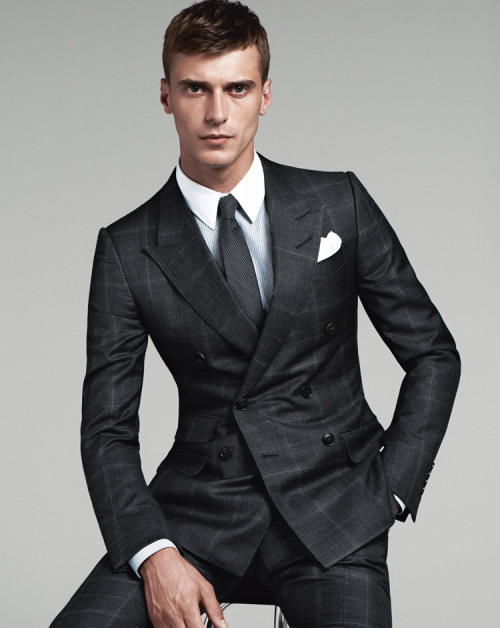 trestim:  homme—models:  Clement Chabernaud for GUCCI Men’s Tailoring Lookbook