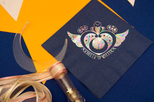 iamchubbybunny:  I had a nerdy Sailor Moon wedding like a fancy ass grown up and lived to tell the tale. Entire blog post including DIY tutorials and background up at Defective Geeks! IT TOOK ME ONE BILLION YEARS TO WRITE so I hope someone out there reads