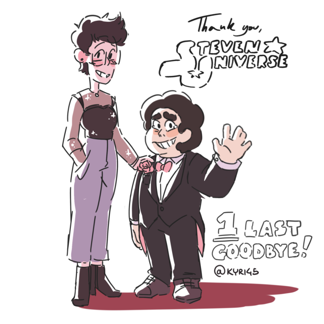 kyri45:TODAY IS THE DAY!! @rebeccasugar , we will never forget this incredible gift to us that is your show. Let’s give one  last goodbye to one of the best show I ever seen in my life. Thank you for all the lesson you tought me, thank you for all