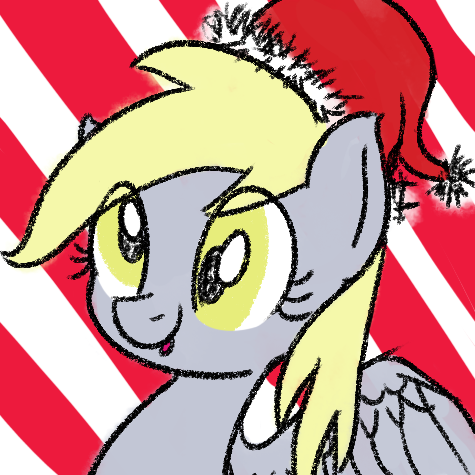 mangs-art:drew a quick derp to cheer me up and use as a new icon this month =3